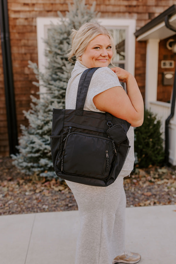 Tomorrow Is A New Day Tote In Black