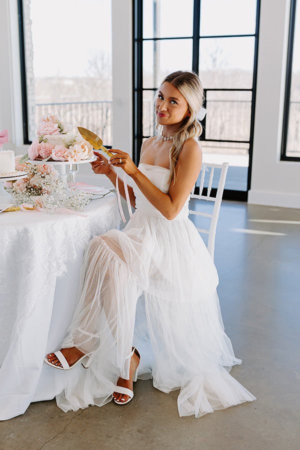 First Kiss Moment Tiered Maxi Dress