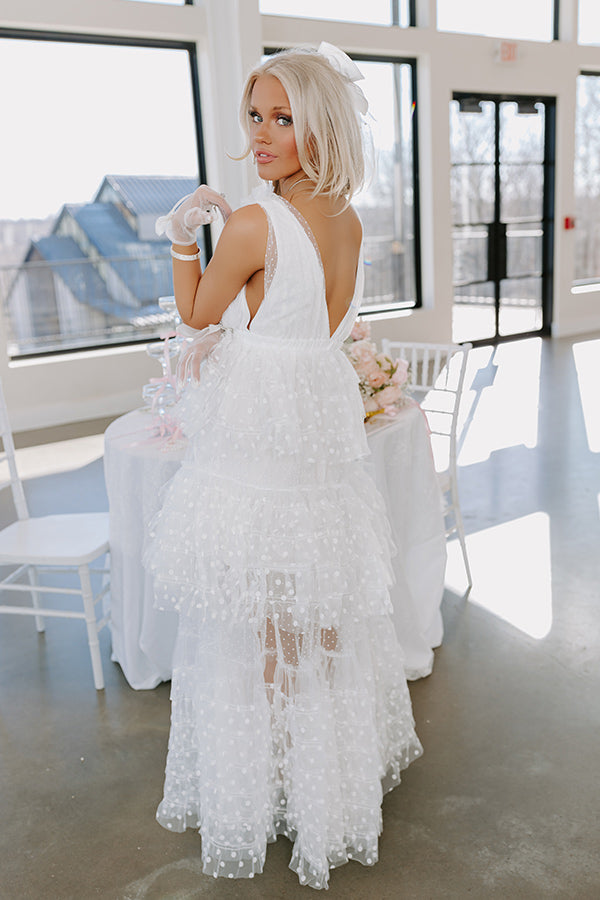 The Maisy Tiered Tulle Maxi Dress