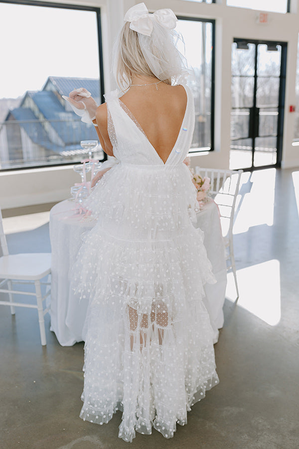 The Maisy Tiered Tulle Maxi Dress