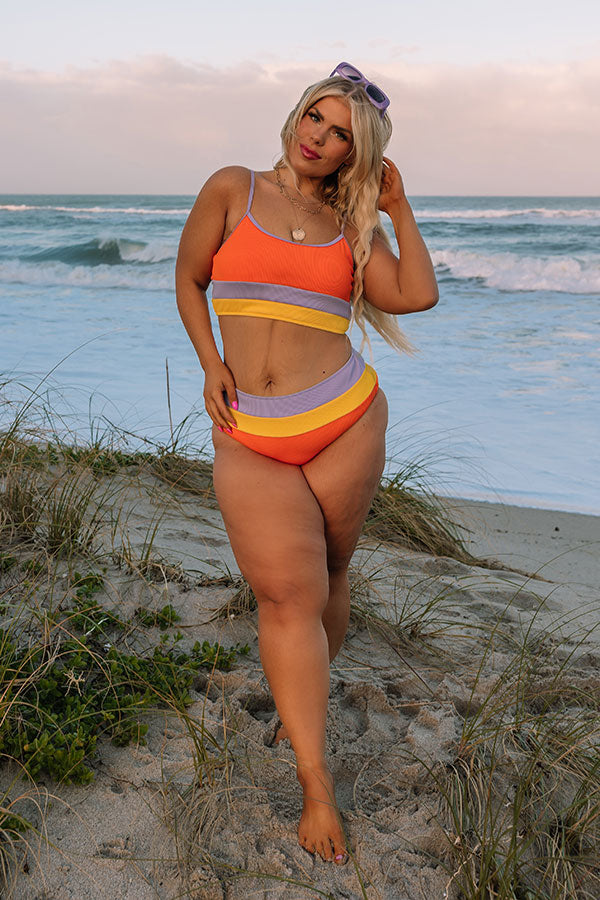 South Beach Babe High Waist Bikini Bottom Curves