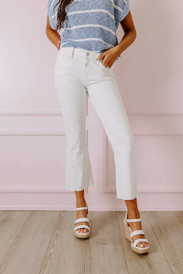 Just USA Bethany High Waist Ankle Flare