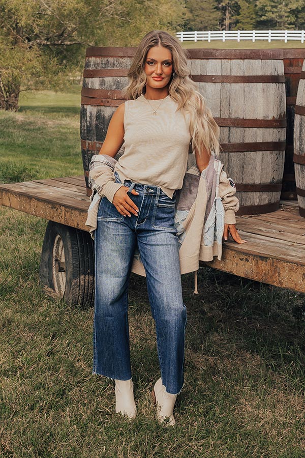 Take A Cruise Knit Top in Warm Taupe
