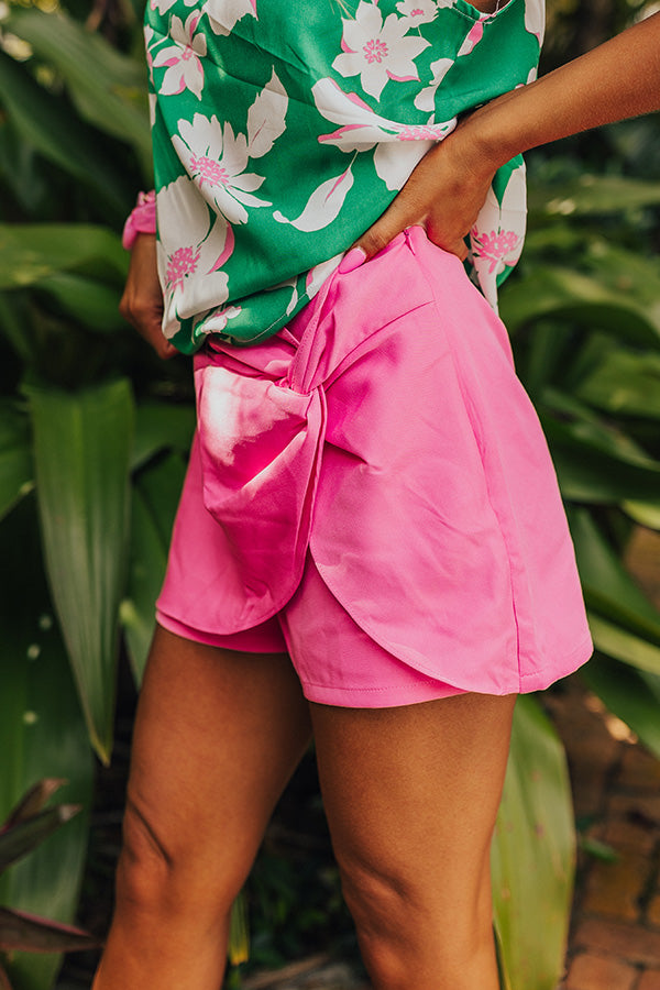 Party On The Go Skort in Pink