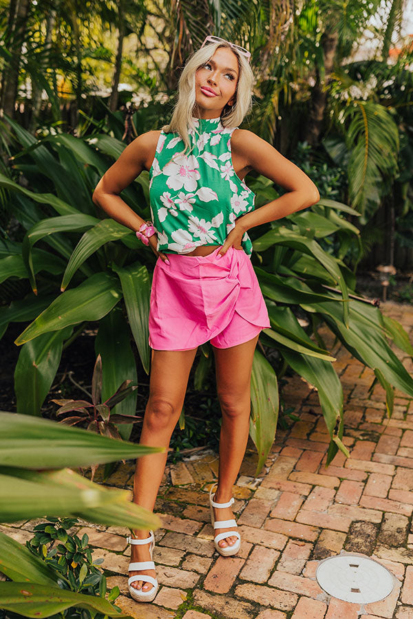 Party On The Go Skort in Pink
