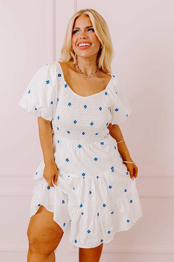 Chic Statement Embroidered Dress Curves