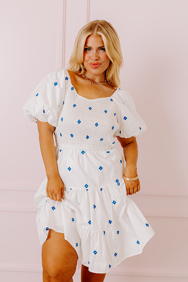 Chic Statement Embroidered Dress Curves