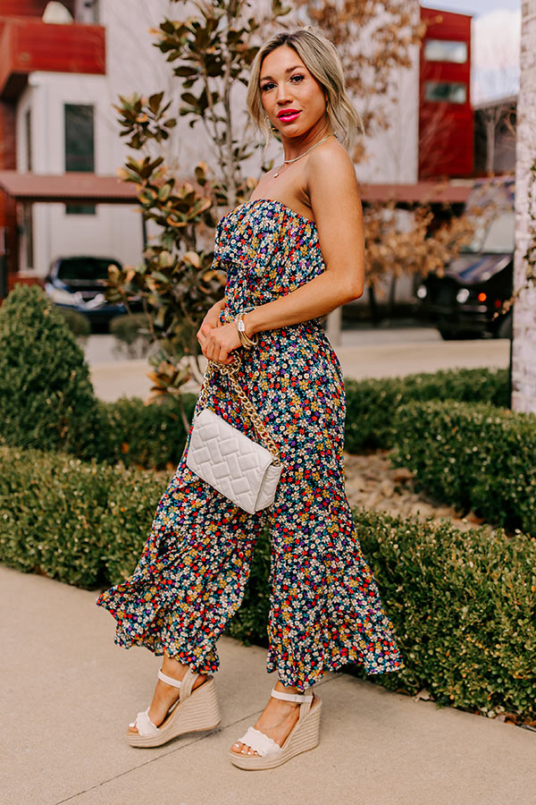Resort Radiance Floral Jumpsuit