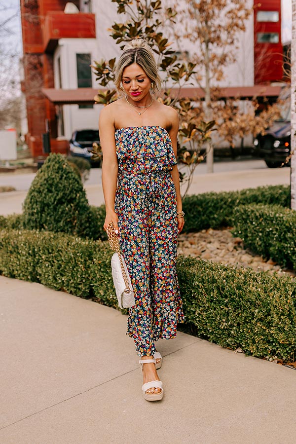 Resort Radiance Floral Jumpsuit