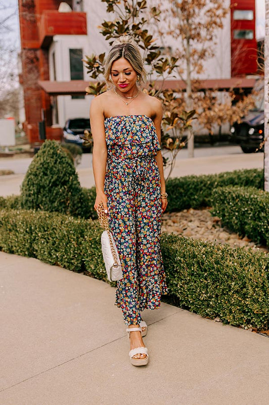 Resort Radiance Floral Jumpsuit