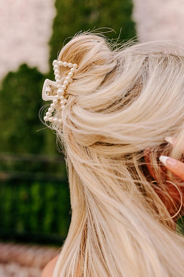 Lovely Little Bow Hair Claw Clip