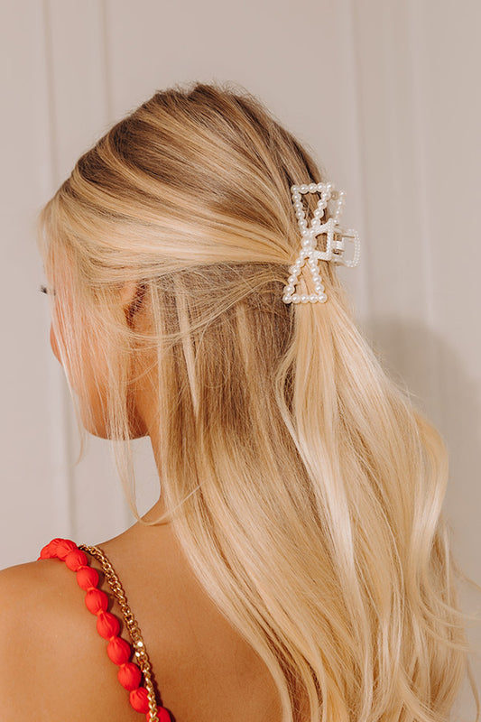 Lovely Little Bow Hair Claw Clip