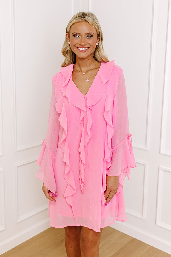 Sips and Sweets Ruffle Mini Dress