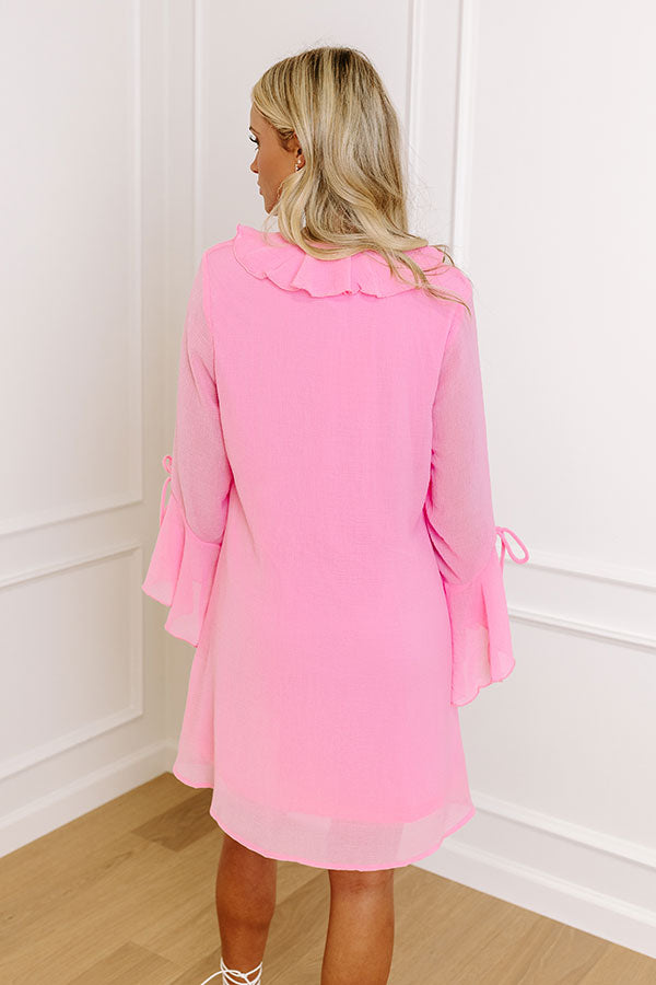 Sips and Sweets Ruffle Mini Dress