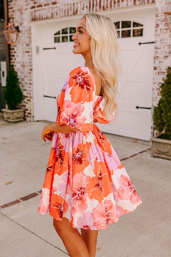 Honolulu Date Night Floral Mini Dress