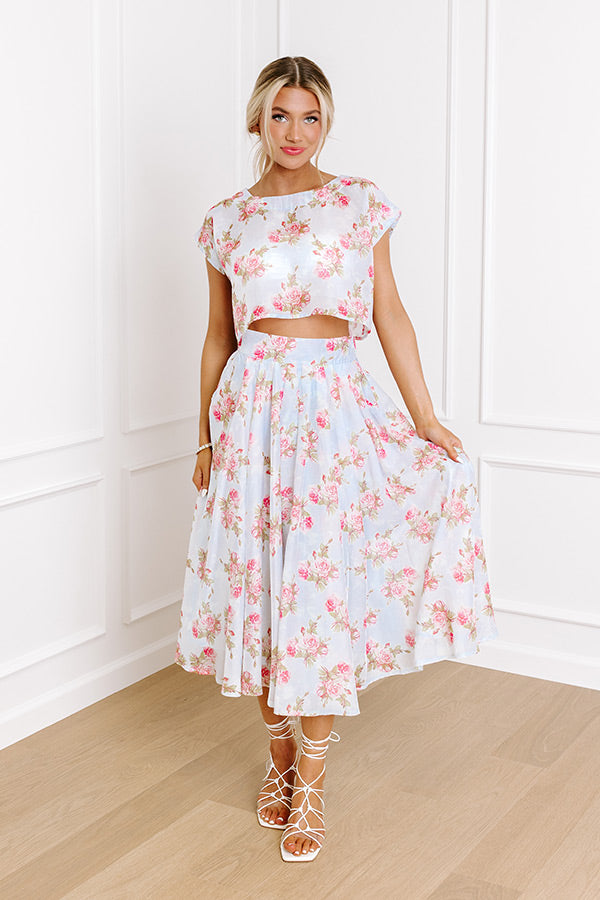 Rose Garden Crop Top