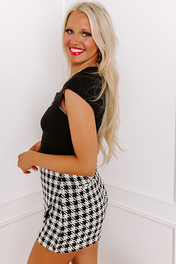 Football Knit Crop Top