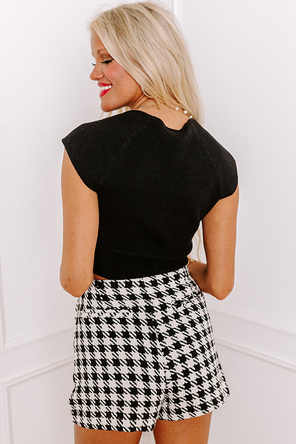 Football Knit Crop Top