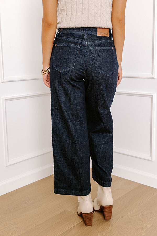 JUDY BLUE Kinsley High Waist Wide Leg Jean