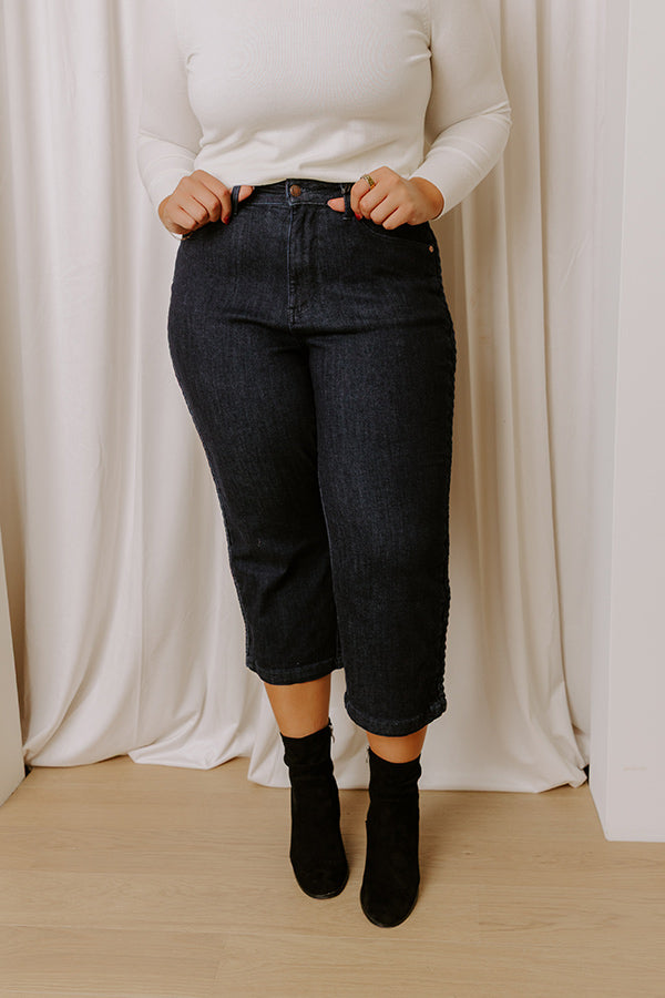 JUDY BLUE Kinsley High Waist Wide Leg Jean Curves