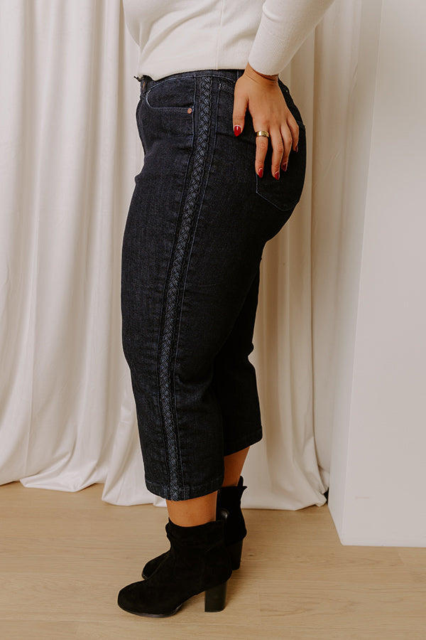 JUDY BLUE Kinsley High Waist Wide Leg Jean Curves