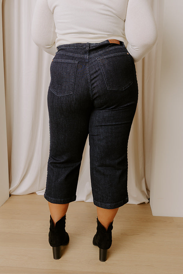 JUDY BLUE Kinsley High Waist Wide Leg Jean Curves