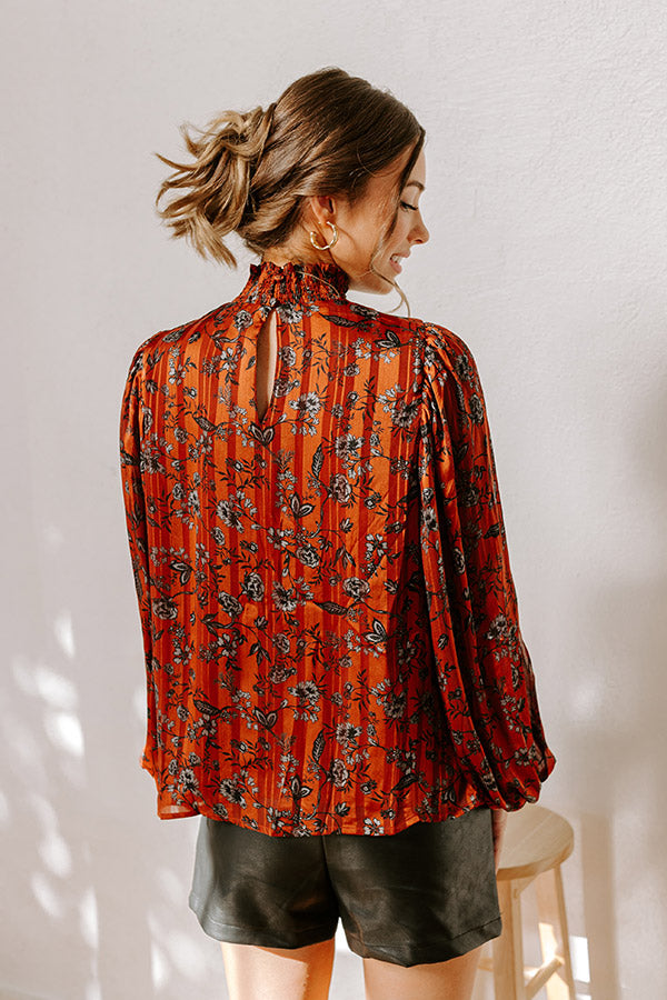 Fan Of Floral Shift Top