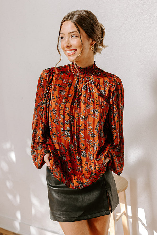 Fan Of Floral Shift Top