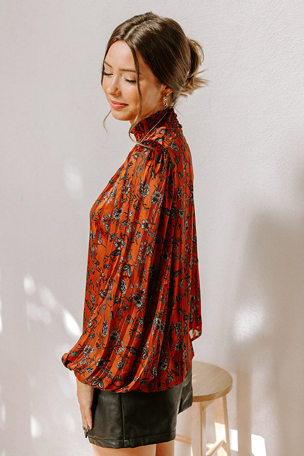 Fan Of Floral Shift Top